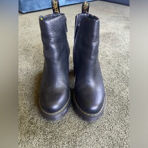 Dr. Martens Magdalena boots. Black. Heeled. Size 7. Never worn